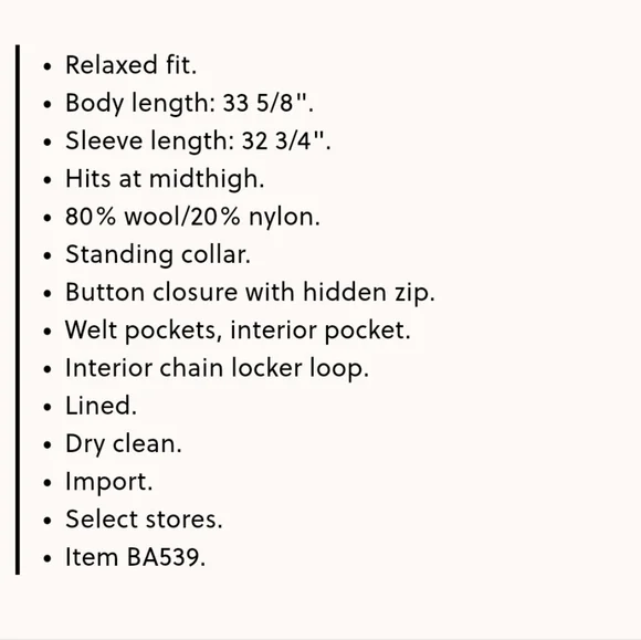 NWOT J Crew Villa Coat Camel 6P Jackets & Coats